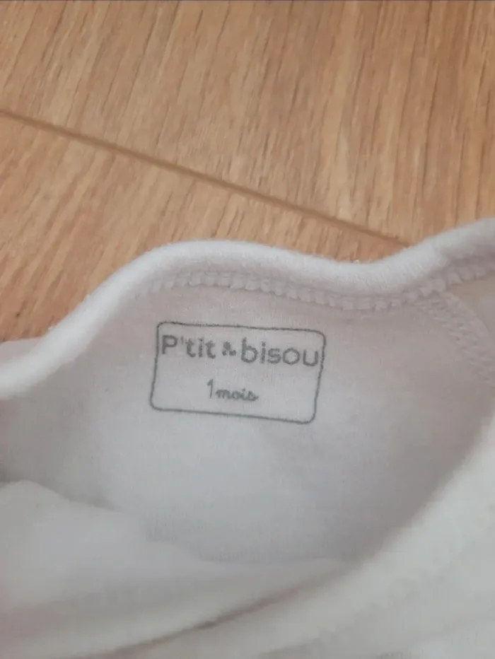 Pyjama bébé P'tit Bisou 1 mois - photo numéro 4