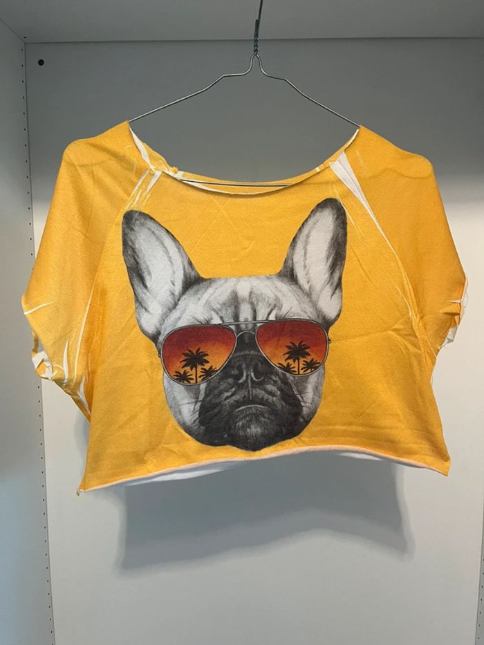 Crop top bouledogue Taille S