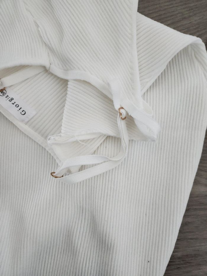 Robe blanche stretch - photo numéro 4
