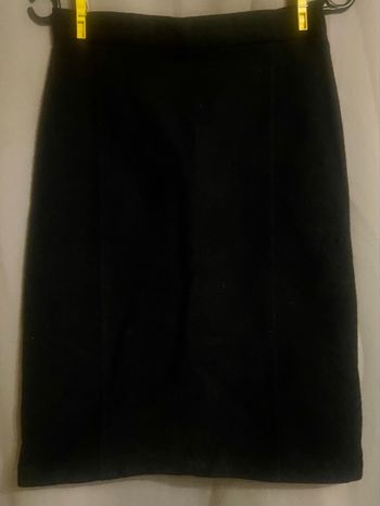 Jupe droite bleu marine 