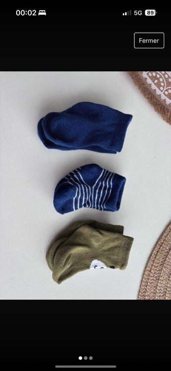 Lot de 3 paires de chaussettes garçon