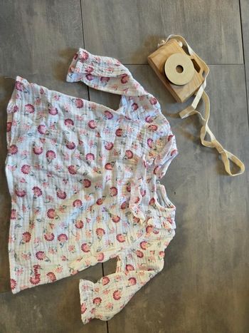 Haut tunique Creeks gaze de coton 9 mois