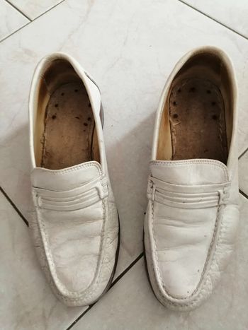 mocassins blanc 40/41