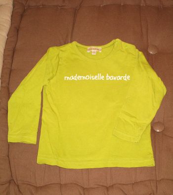 Haut manches longues "Mademoiselle bavarde"