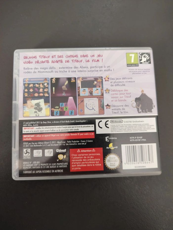 Boîtier titeuf le film ds - photo numéro 4