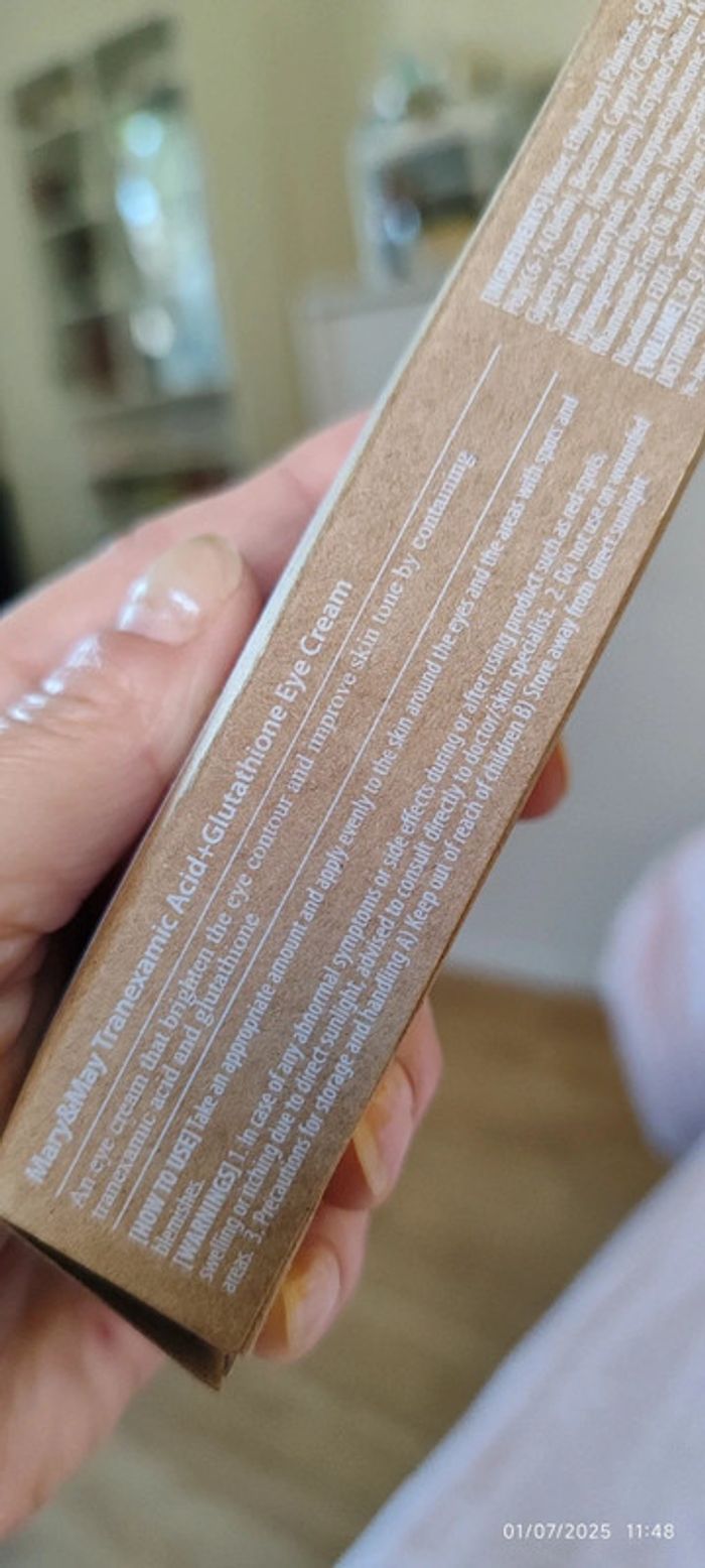 Kbeauty Mary & May Crème Contour Des Yeux Tranexamic Acid + Glutathione Eye Cream 30 gr - photo numéro 9