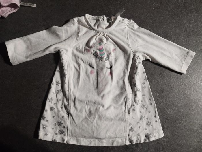 Ensemble robe licorne 1 mois - photo numéro 4