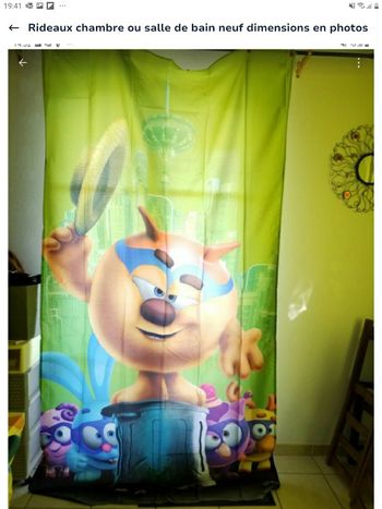 rideaux Disney  140 / 260 neuf