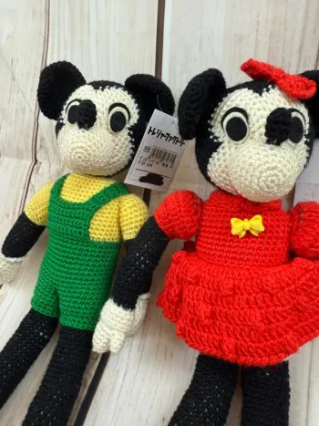 Peluches Disney Vintage import Japon Mickey & Minnie