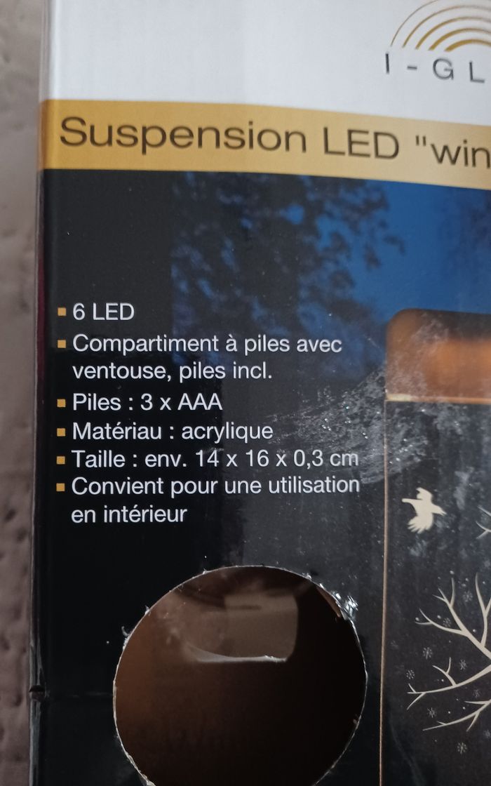 Lampe déco hiver - photo numéro 3