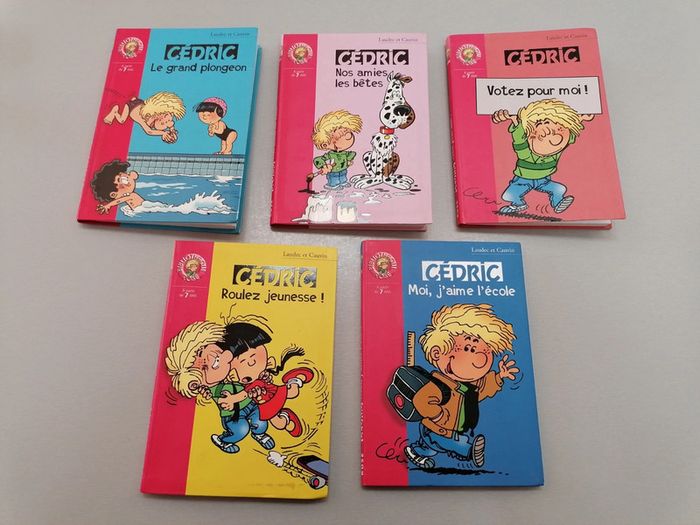 Cedric lot de 5 livres