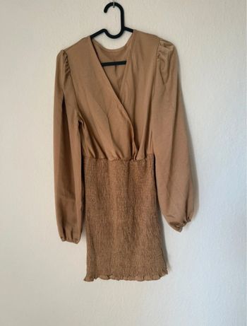 Robe moulante, manches longues femme - taille 36 /S
