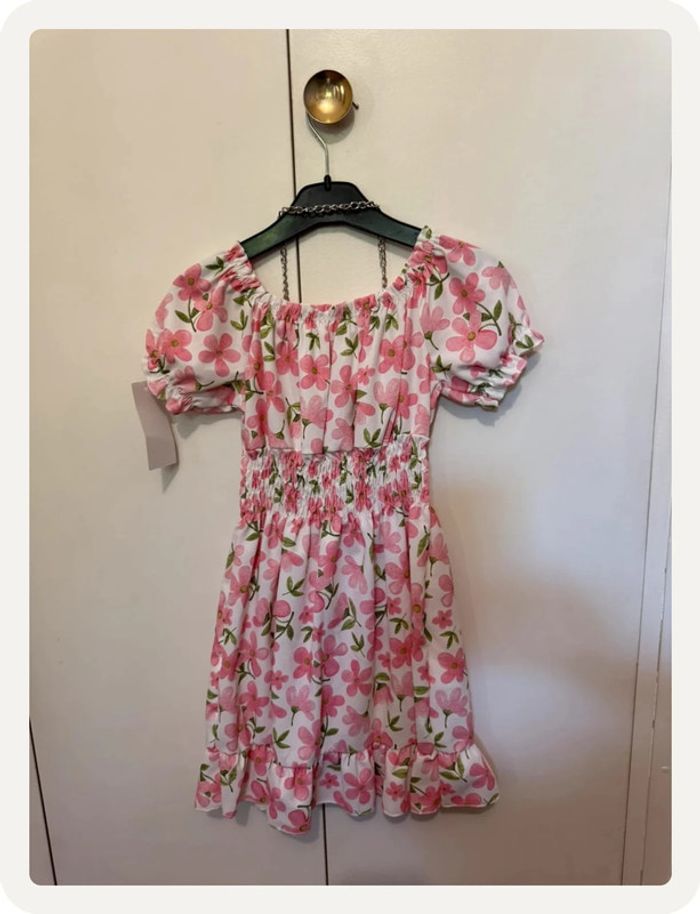 Robe à fleurs roses - photo numéro 2