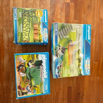 Playmobil, lot de trois boîtes family fun