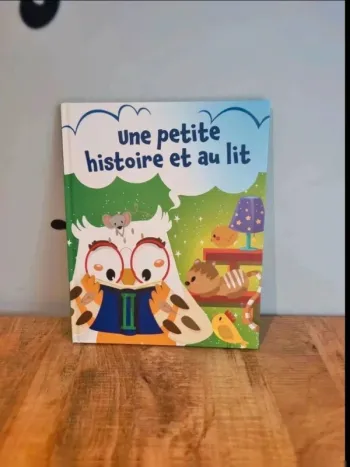 Livre enfant une petite histoire et au lit