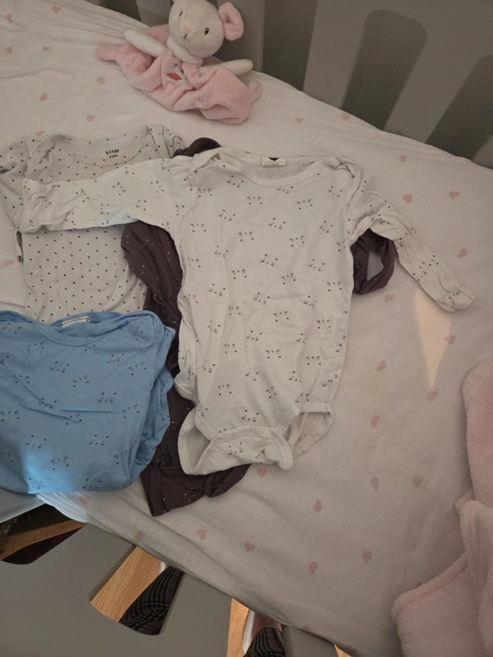 Lot 4 body garçon 2 ans 24 mois kiabi mots d'enfants - photo numéro 2