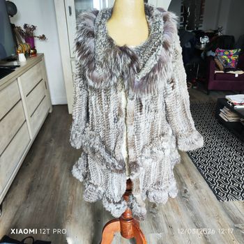 Manteau fourrure lapin