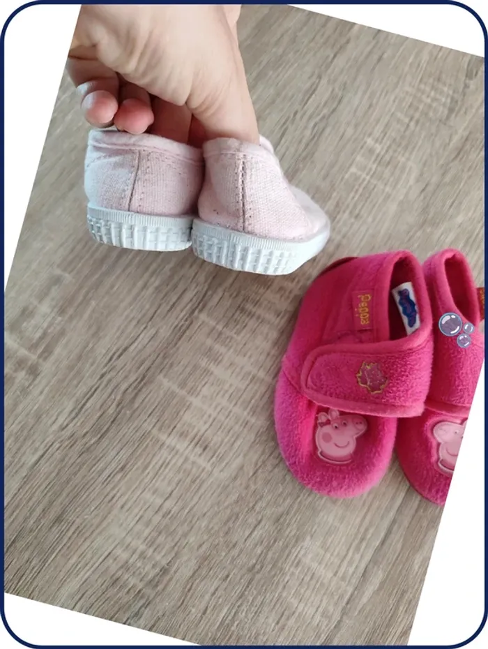 Lot de deux faire de chaussures T19 - photo numéro 6
