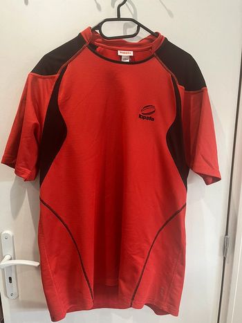 Haut manches courtes rouge kipsta