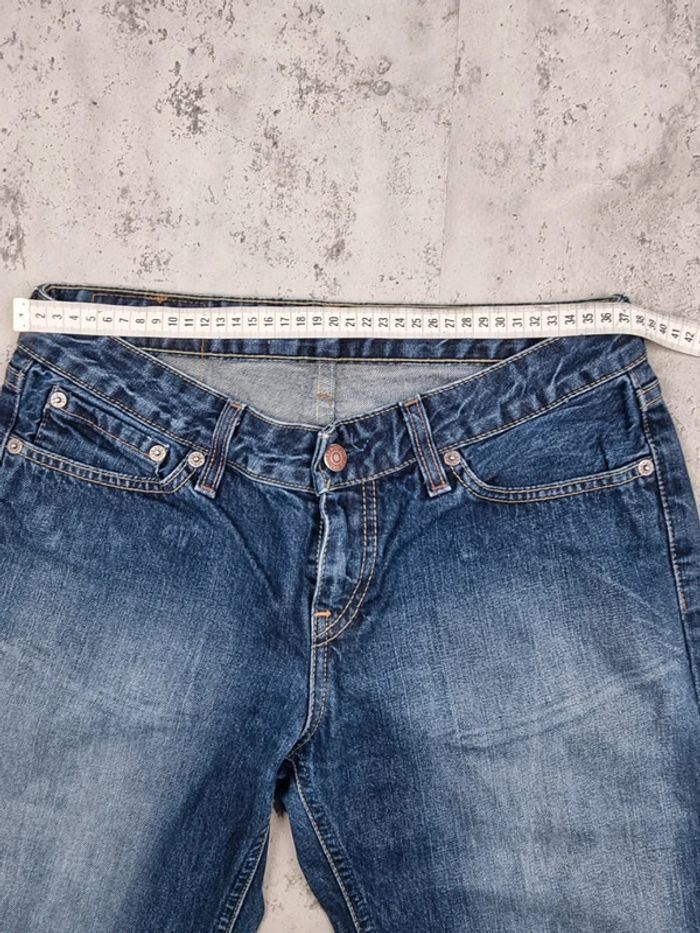 Jean évasé Levi’s Strauss & Co 545 bleu – Taille 38 Femme (mesures en photos) - photo numéro 7