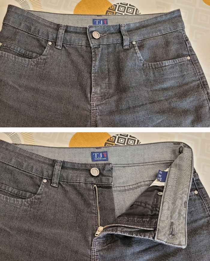 Trussardi Jean TFr38-Gris-Modèle 130-Coupe Droite & Ajustée en TBE - photo numéro 4