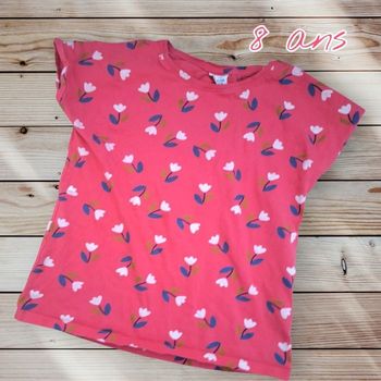 🌼✨ Haut fleuri enfant – 8 ans – Tape à l'oeil plein de fraîcheur ✨🌼