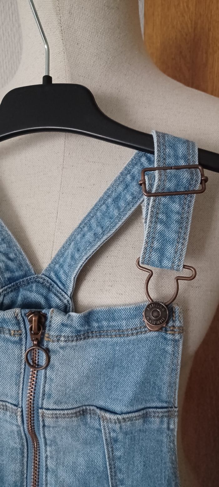 Très belle salopette jeans fille T 8 ans - photo numéro 6