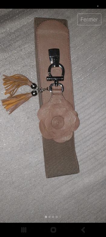 Ceinture élastique fleur