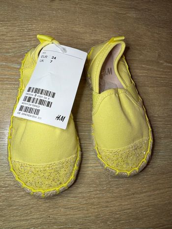 Espadrilles jaunes H&M