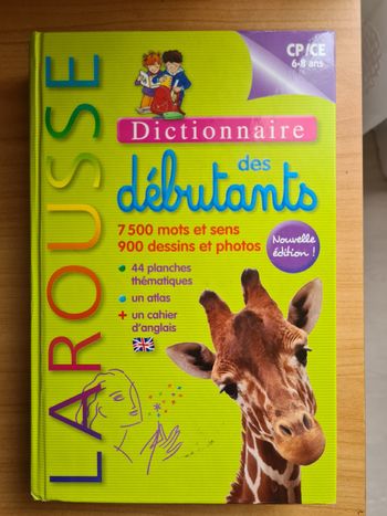 Dictionnaire des débutants Cp/CE 6-8ans