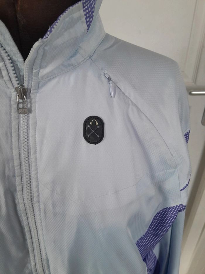 J coupe vent veste zippée petit carreau vichy vintage Kappa modèle aerotec - photo numéro 3
