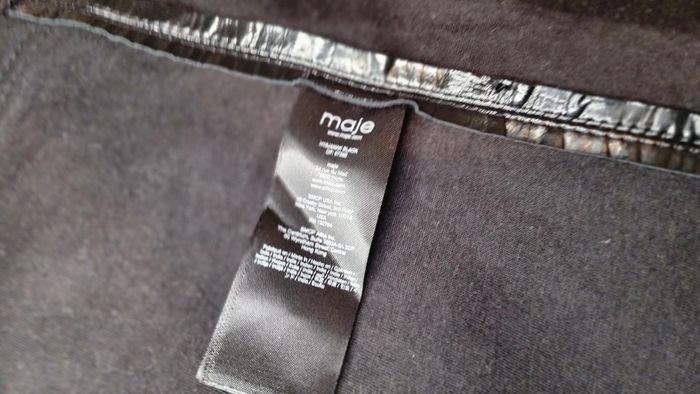 Jupe en cuir Maje - photo numéro 6