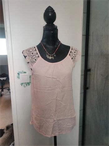 Jolie blouse débardeur rosée 40/42