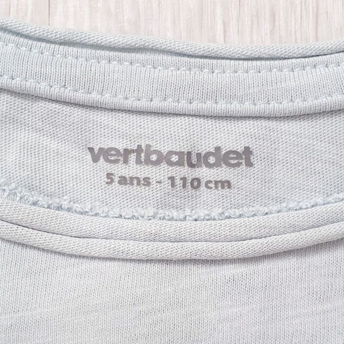 T-shirt bleu ciel - Vertbaudet - photo numéro 3