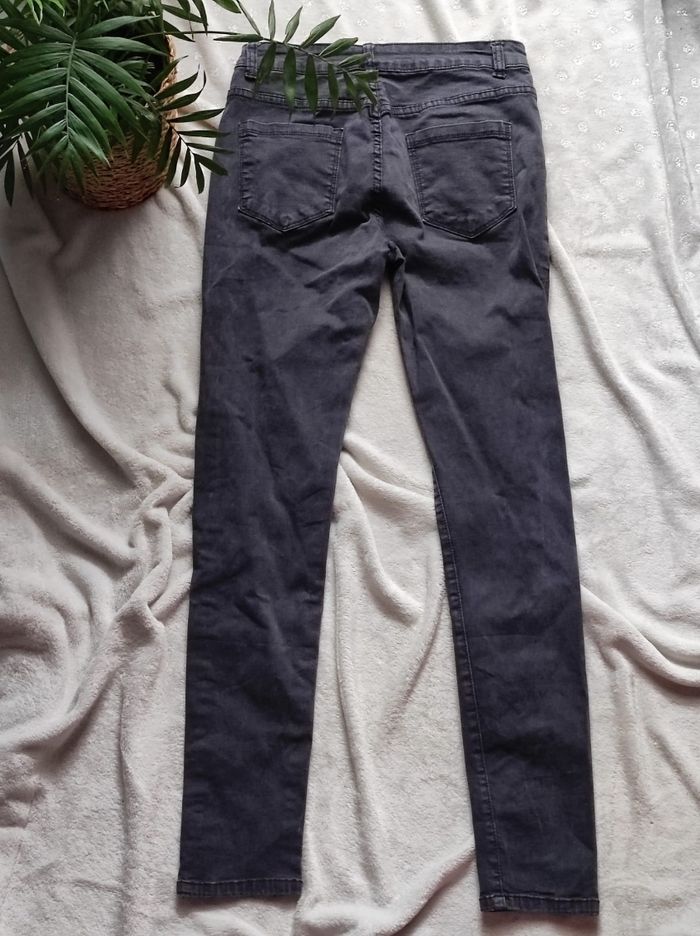Jean skinny gris taille xl - photo numéro 4
