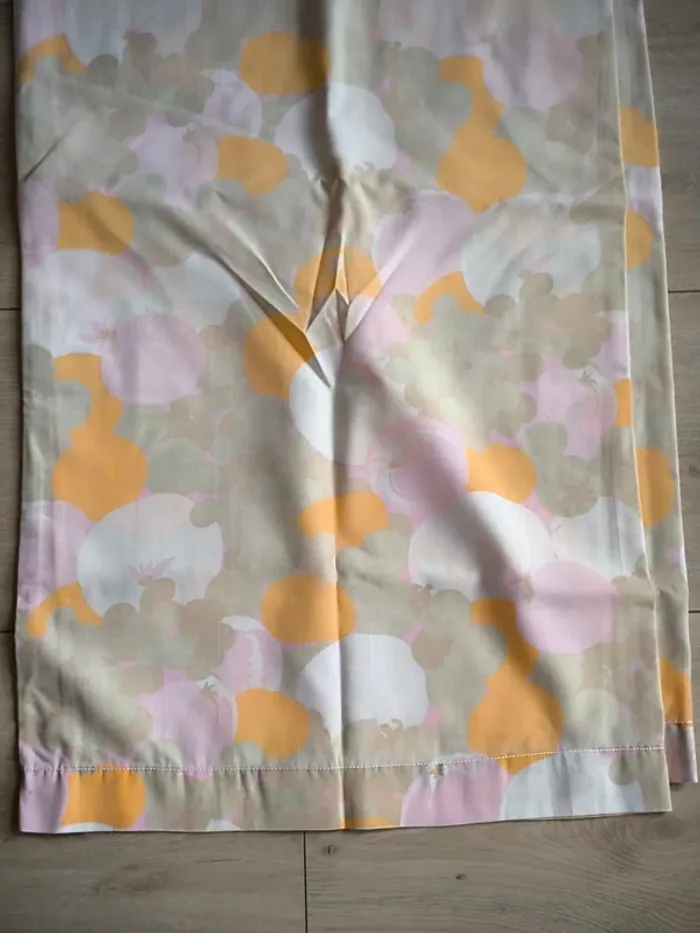 Taie de traversin vintage motif fruits rétro 180 X 41 cm - photo numéro 3