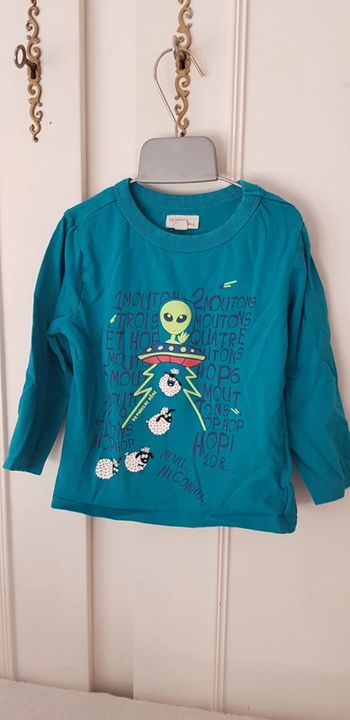 Tee-shirt manches longues DPAM 2 ans