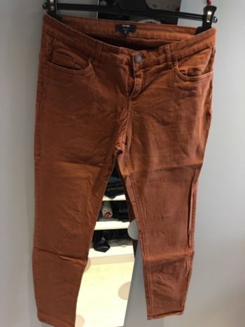 Jeans slim femme couleur cuivré Kiabi taille 40