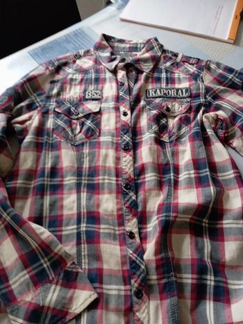 Chemise a carreaux