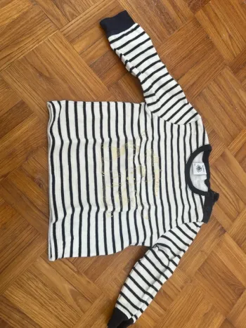 TEE shirt mi saison marinière 18 mois ( 81 cm) petit bateau