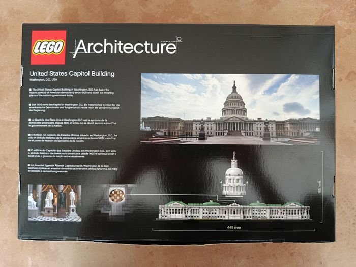 Neuf -Lego Architecture - 21030 - Le Capitole des États-Unis - photo numéro 2