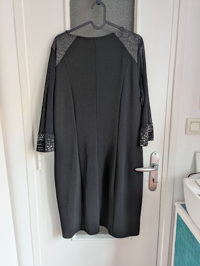 Robe christine laure soirée chic à sequins taille L 40 - photo numéro 4