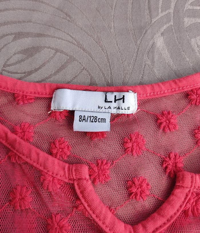 Tee-shirt dentelle 8 ans - photo numéro 2