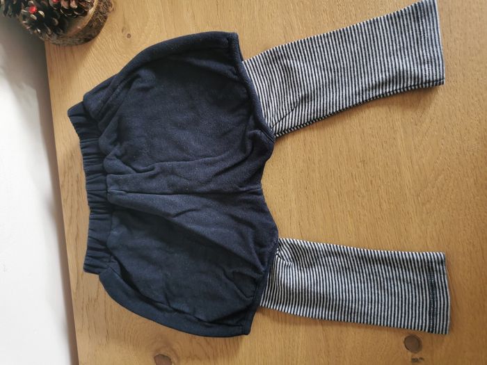 Lot de deux pantalon bébé fille 12mois petit bateau Tbe - photo numéro 8
