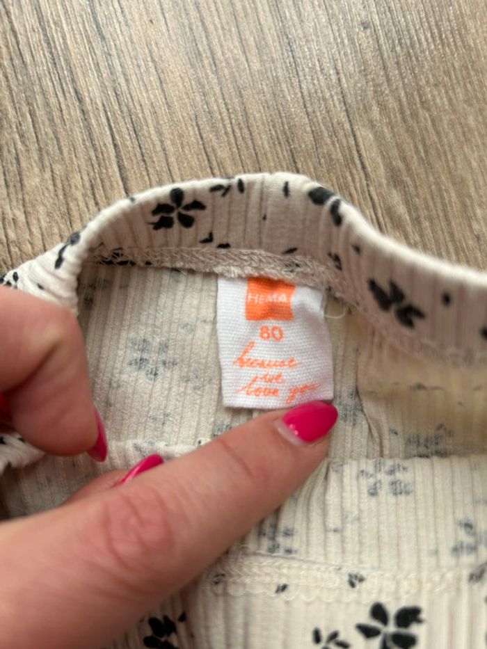 Legging côtelé pattes d’éléphant fille 18 mois - photo numéro 3