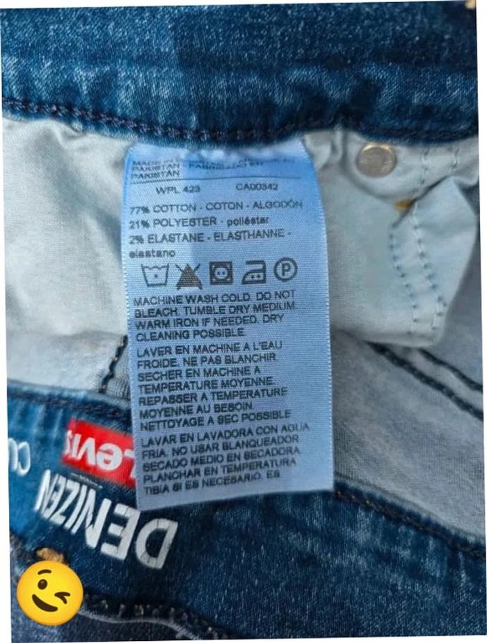 Jeans Levi's Denizen W32|FR42 L32 coupe skinny bleu marine Femme-Women pan95b - photo numéro 7