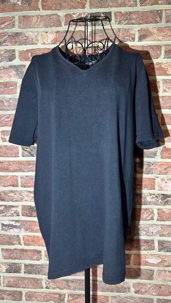 T-shirt noir Col V  ClockHouse C&A Taille XXL / 44
