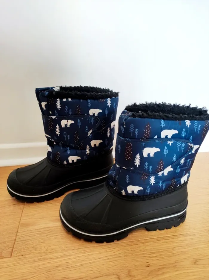 Bottes de neige enfant - 32 - excellent état - photo numéro 3