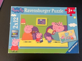 🧩 Lot de 2 puzzles Peppa Pig – Ravensburger – 2×12 pièces