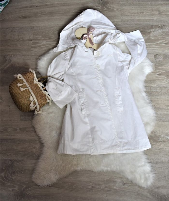 Repetto 🤍 trench blanc chic fille 5 ans (ST)